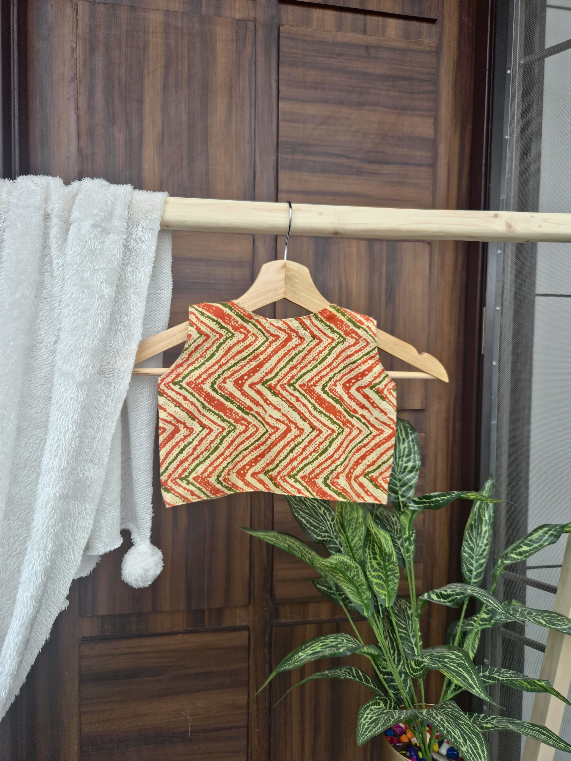 Lehriya Print Jacket