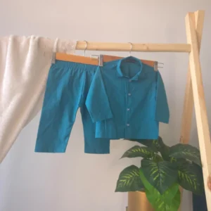 Blue Cotton Night Suit for Babies